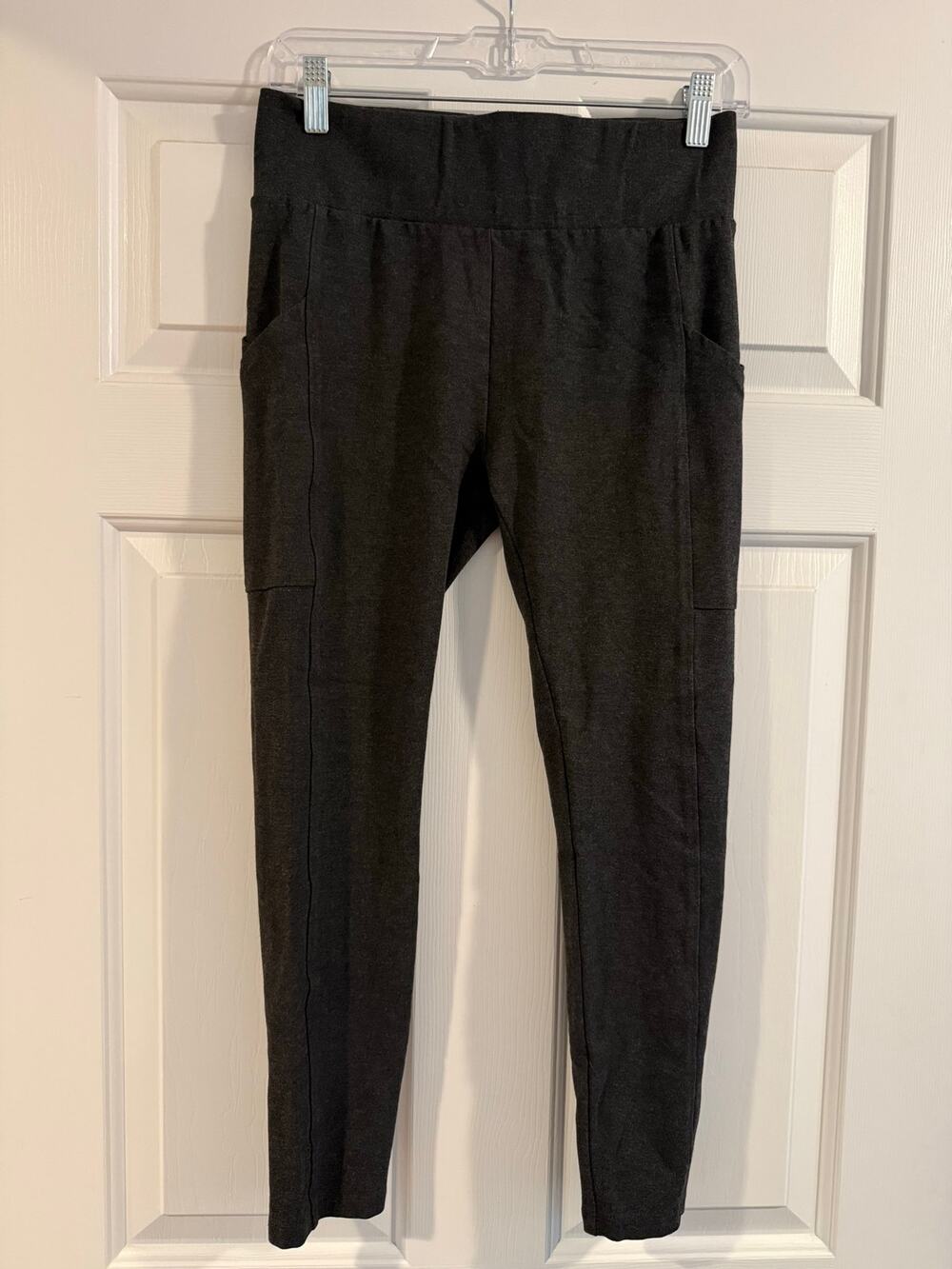 Lou & Grey Charcoal Ponte Side Pocket Leggings - Small